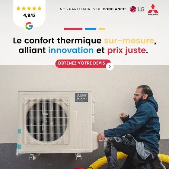 Créa Chaufinord, Pompe à chaleur et chauffage
