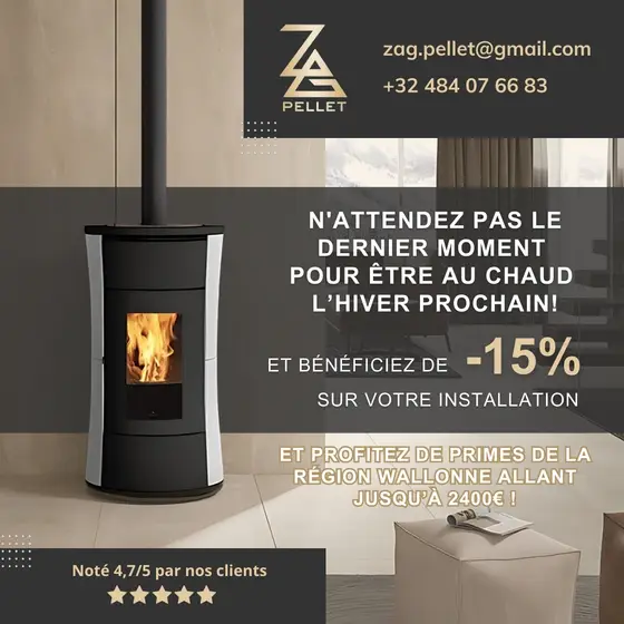 Créa ZAG Pellet, Chauffage